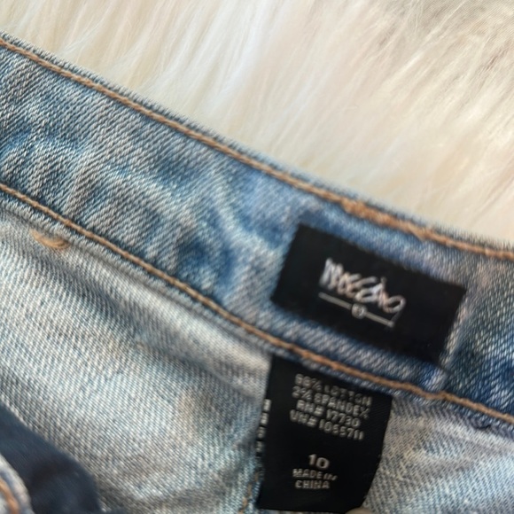 MOSSIMO LIGHT WASH BLUE SHORTS DENIM SKIRT - Picture 2 of 7